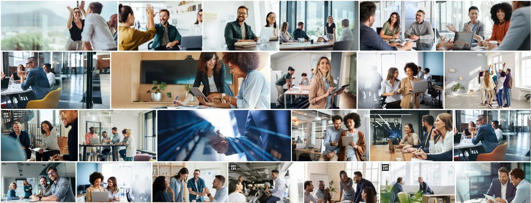 Fotografías de reuniones felices